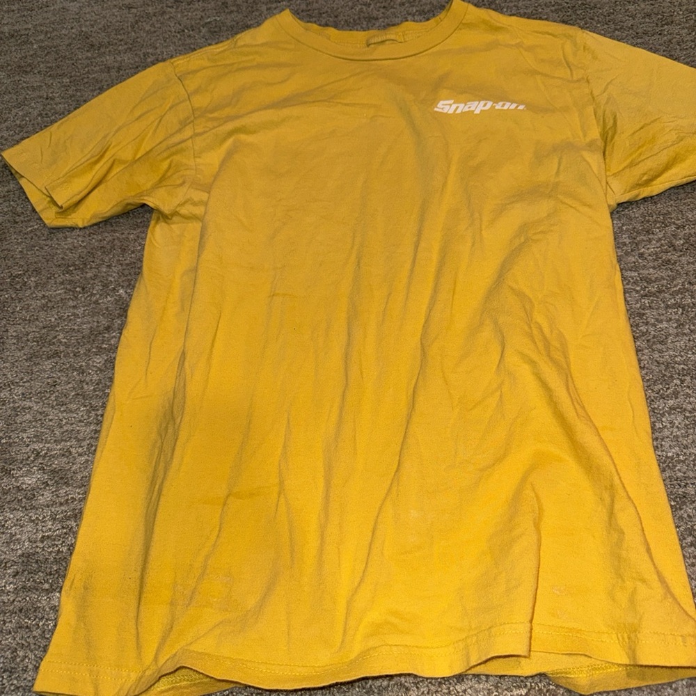 Snap Mustard Yellow Men's Tee